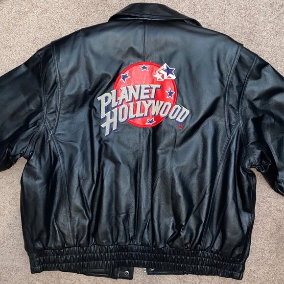 Planet Hollywood Leather Jacket - Picture 4 of 5